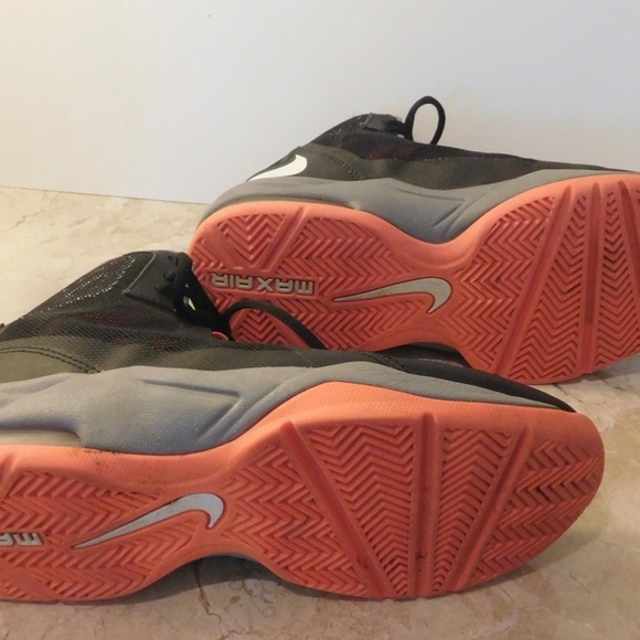 Nike Men's Stutter Step 2 Sneakers Sz 7.5 Black & Orange Air Max 653455-001 - Picture 7 of 8